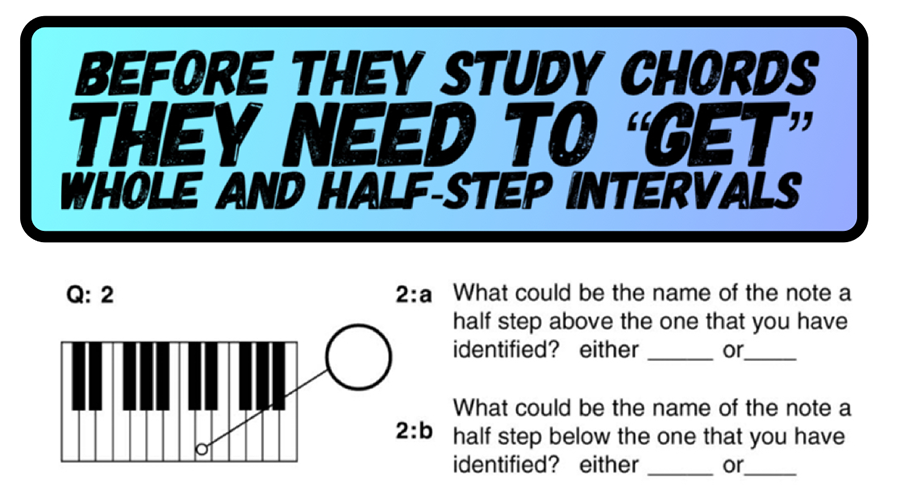 PDF Music Chord  and intervals Worksheets